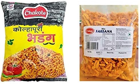 Chakote Kolhapuri Bhadang and Kolhapuri Famous Chakote Premium FARSANA GHATI Mix Combo Mix