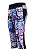 Juniors High Waist Dr Who Vworp Vworp Fanzine Workout Capri Leggings Tights M