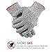 Nuovoware Cut Resistant Gloves, High Performance Food Grade Level 5 Protection Gloves for Home & Kitchen Work Safety, Hands Protector, EN388 Certified, 1 Pair(Medium Size)