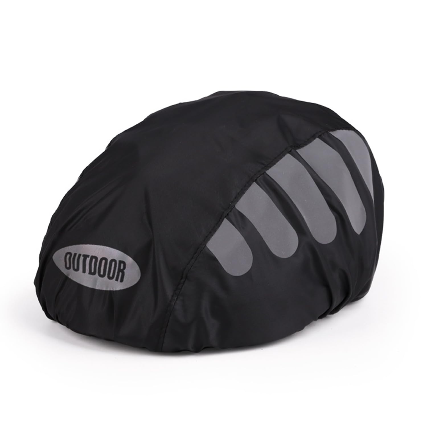 ZEACCT Single-Pack Bicycle Helmet Cover, Enhanced Visibility Reflective Design, Dustproof Protective Layer for Cycling, Commuting, and Outdoor Adventures – Universal Fit for All Helmets