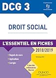 Droit social DCG 3 : L'essentiel en fiches by 