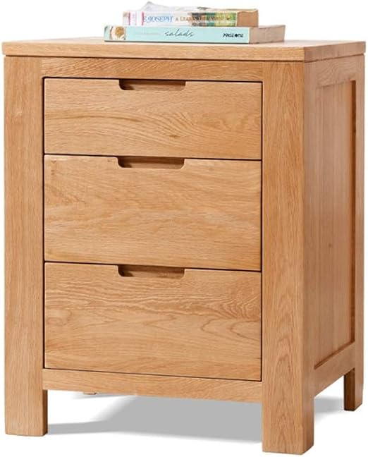 Amazon Com Bjl Bedside Table Bedside Table 3 Drawers Clear Texture Bedroom Bedside Side Table Storage Bedside Table Organizer Suitable For Living Room Bedroom Study 45x36x58cm Oyo Kitchen Dining