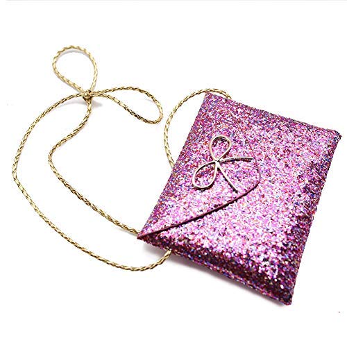 SallyFashion Lovely Little Girl Kids Children Messenger Bag, Bling Bling Shoulder Bag, Handbag, Purple