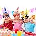 HXDZFX 24PCS Superhero Party Masks & Superhero Slap Bracelet for Kids Baby - The Avengers Super Heroes Birthday Party Supplies Favors Children/Kids/Adults