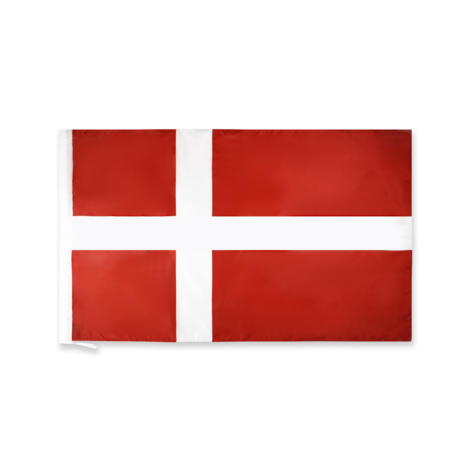 AZ FLAG - Denmark Flag - 3x5 Ft - Light Polyester Danish Banner with Sleeve - Fade Resistant - Vivid Colors - 3' x 5' Feet - 150x90 Cm