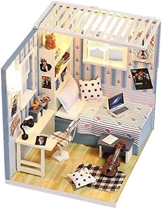 子供女の子男の子のためのドールハウスドリームハウスdiyミニチュアハウスの建物キット