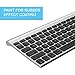 Rechargeable Bluetooth Keyboard for Mac OS, Jelly Comb Ultra Compact Mini Wireless Keyboard Compatible for MacBook, MacBook Air, MacBook Pro, iMac, and iMac Pro - Aluminum Black