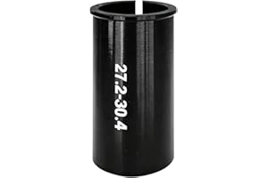 VEHIRANS Aluminum Alloy Bicycle Seatpost Tube Adapter Bike Seat Post Shim Diameter 27.2mm to 28.6/30.4/30.9/31.6/33.9mm x 60m