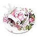 Round Brim Pet Cap Visor Hat Pet Dog Mesh Porous Sun Cap with Ear Holes for Small Dogs - Size (Floral Print)