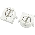 uxcell Plastic Shell Fluorescent Lamp Socket for T8 Tube Light 2 Pcs