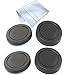 (2 Packs) JJC M43 Lens Rear Cap Camera Body Cap, MFT Rear Lense Protective Cap, Micro Four Thirds Dust Sensor Cover, Compatible with Olympus / Panasonic Lumix Micro 4/3 Mirrorless Camera