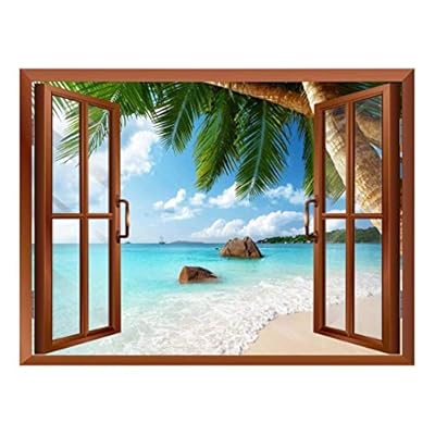 Wall26 - ANSE Lazio Beach on Praslin Island in Seychelles Removable Wall Sticker/Wall Mural - 36