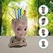 Sprite Beat Groot Flowerpot Groot Succulent Planter Cute Green Plants Flower Pot with Hole Pen Holder Best Gift for Kids, Parents, Friends (5.5inch)