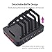 CXCase 6-Port USB Charging Station Dock Stand & Organizer, Multi Port Charger Station, Universal Cell Phone Docking Station for iPhones, Samsung Galaxy, iPad, Tablets, Apple Watch, Smartphones
