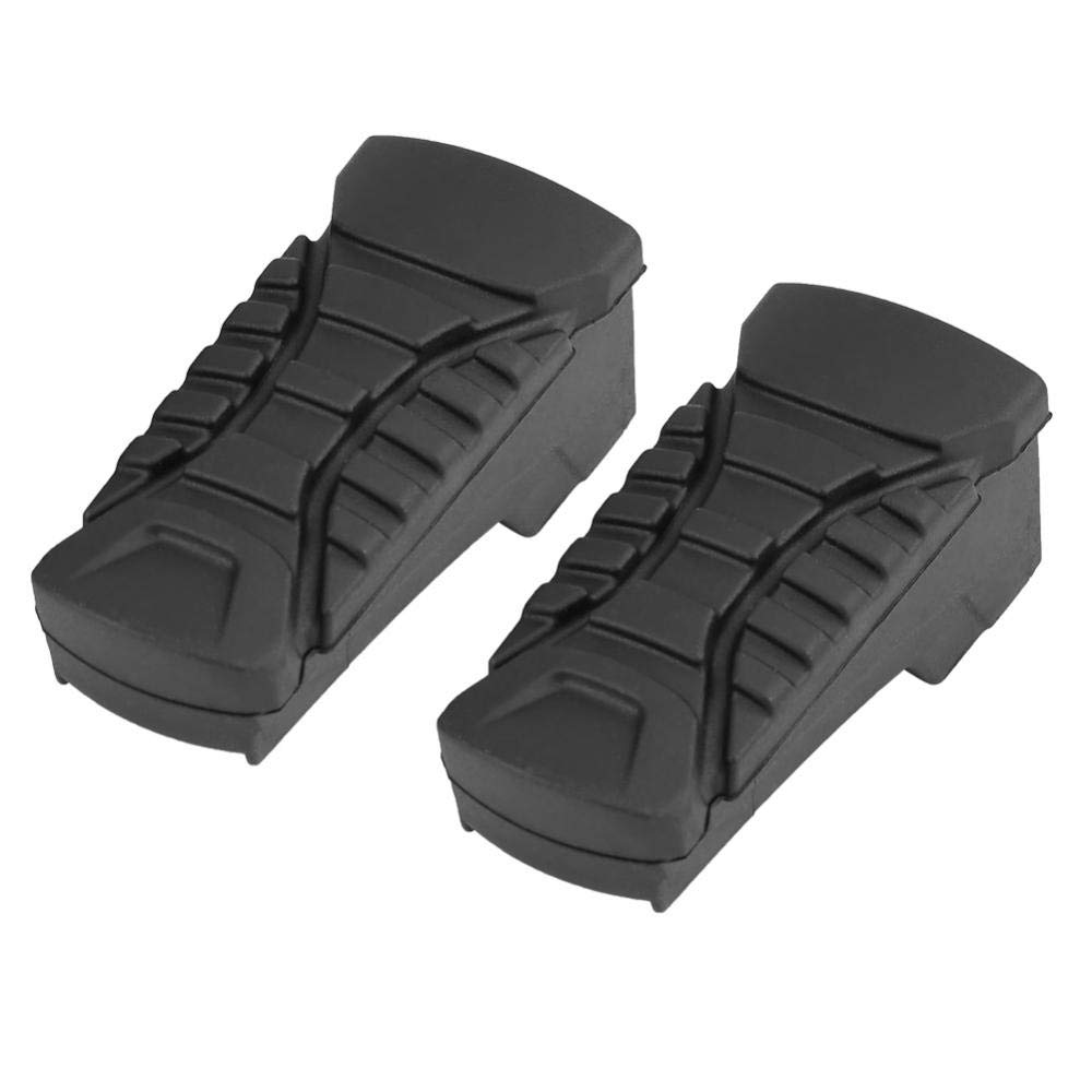 Duokon Pair of Motorcycle Rubber Rear Footrests 2pcs Motorcycle Rubber Rear Footrest Pegs Foot Pegs Covers For R1200GS R1200GS ADV 2014-2017