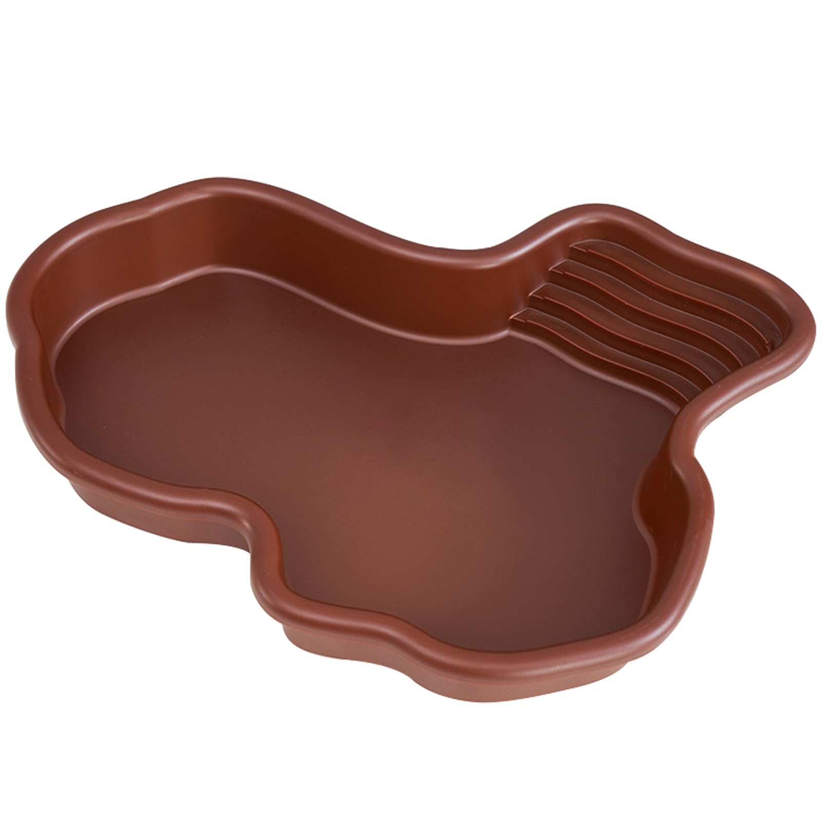 JVHLOV Tortoise Water Dish, Tortoise Water Bowl For Basking Feeding Bathing, Tortoise Accessories, Reptile Feeding Box Dish, for Snake, Bearded Dragon, Turtle, Gecko