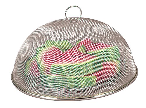 Fox Run 6311 Round Mesh Food Cover, Chrome, 11.75-Inch