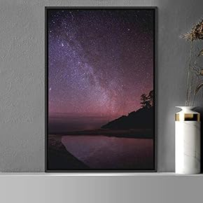 signwin Framed Canvas Starry Night Astronomy & Space...