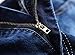 Qazel Vorrlon Men's Biker Moto Distressed Destroyed Fashion Skinny Fit Jeans