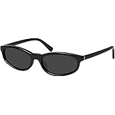 mosanana Retro Cat eye Sunglasses Rectangle Oval Y2k Women 90s Trendy Narrow Small MS52583