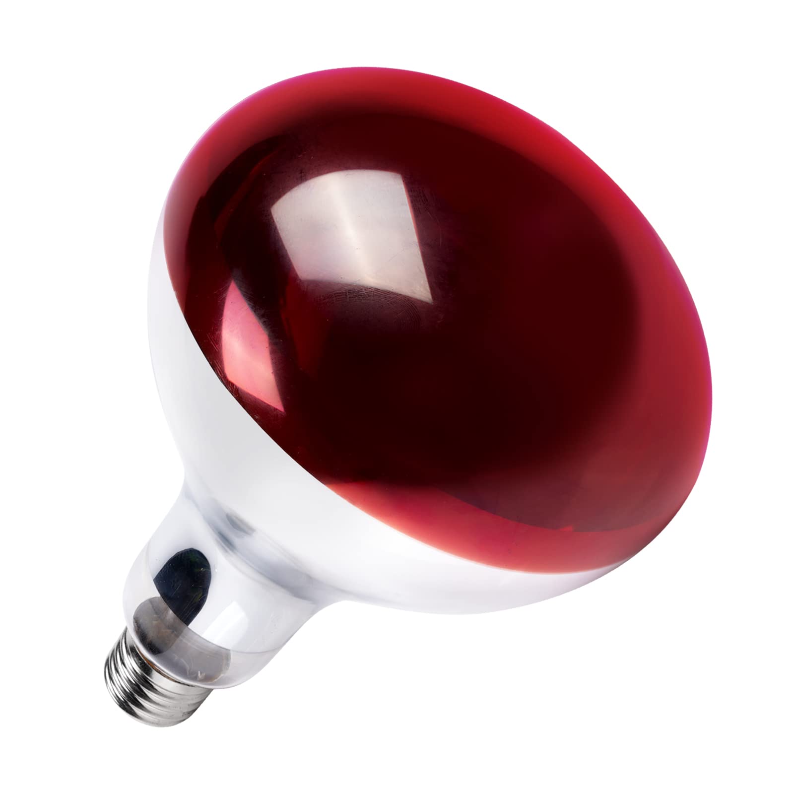 Luxvista E27 Infrared Heat Bulb 250W Dimmable Reptile Heat Lamp Bulb, Edison Screw E27 Infrared Basking Reflector Spotlight Floodlight Incandescent Bulbs, for Chicks, Turtles, Geckos, Snakes, Lizards