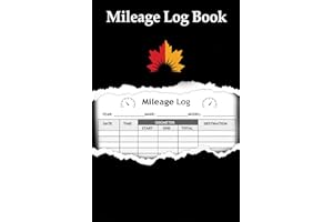 Mileage Log Book: Canadian Edition