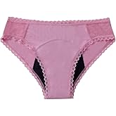 Barepanties GEORGIA (1-Pack) Ultra Soft Absorbant Period Underwear for Women - Washable Comfort Stretch - MODERATE Flow