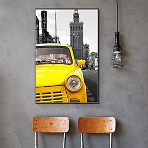 Floating Framed for Living Room Bedroom Black and...