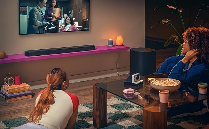 Bar 500 MK2, Barre de Son Bluetooth 5.1 Canaux pour TV, Noir