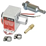 Facet FEP42SV Cube Electric Fuel Pump 1.5-4 Psi, Includes Clamps/Fittings/Filter