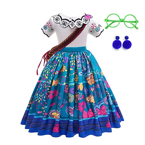 LONEA Encanto Dress Costume for Girls Mirabel Dress Up for Kids Toddler  Isabella Halloween Costume Outfits Cosplay (Blue, 15-16 Years) in Kenya |  Whizz