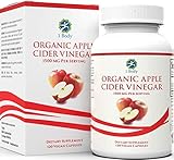 Organic Apple Cider Vinegar Pills – Bloating Relief & Weight Loss – Hunger Suppressant for Women & Men – May Assist with Detox Cleanse, Weight Loss, Healthy Digestion – 1500 mg - 120 caps