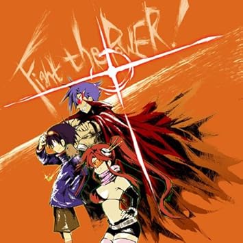 Amazon Com Pop Culture Graphics Tengen Toppa Gurren Lagann Poster Tv Japanese C 11x14 Kana Asumi Kouzou Douzaka Yukari Fukui Furniture Decor