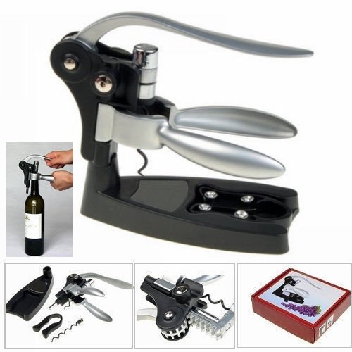 Thirty One Cork Bag. Rabbit Lever Style Copper Corkscrew Wine Opener