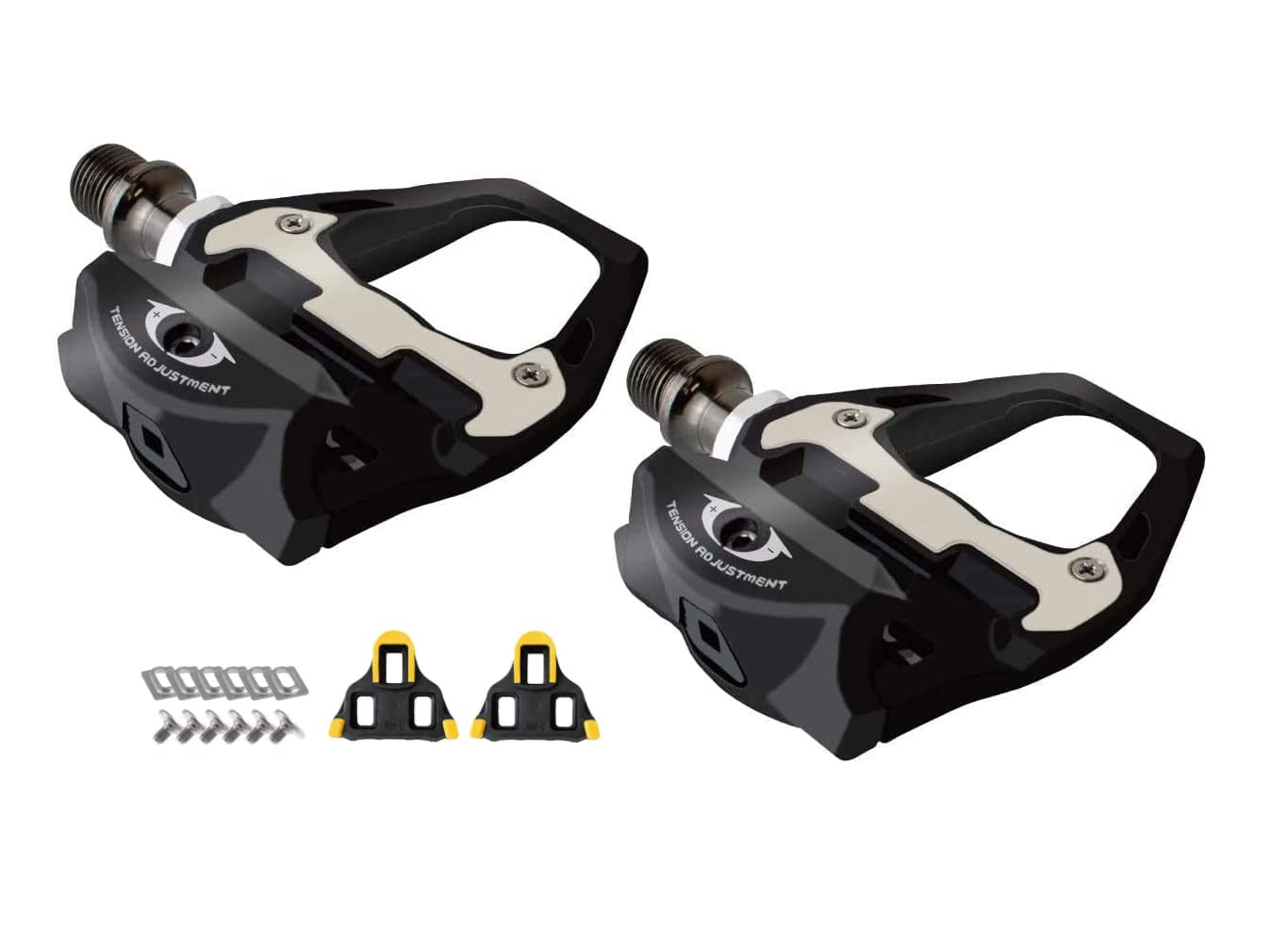 GORIX Bike Carbonfiber Pedals Cleat Set Binding Pedal Shimano SPD Compatible Road Bicycle(GX-R31)