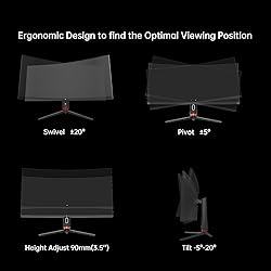 KTC 34'' Curved Ultrawide Gaming
