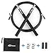 TOPTREK Jump Rope Adjustable Steel Cable with PU Cover (3M) Skipping Rope Premium Aluminium and Comfortable Anti-Slip Handles Speed Rope for Fitness Crossfit Speed Fast Tranning GYM MMA