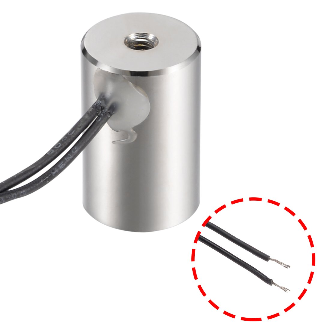 uxcell 80x38mm DC12V 1000N Electric Sucking Disc Solenoid Lift Holding Electromagnet