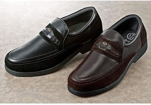 Amazon イメンス 大和の匠こだわり職人の軽量スリッポン紳士靴 牛革 レザー ビジネス シューズ メンズ ワイズ 4e ブラック Measurement 26 Point 0 Centimeters ローファー スリッポン