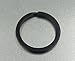 Shapenty 1 Inch/25mm Diameter Metal Flat Split Key Chains Rings for Home Car Keys Attachment (Black,20PCS/Box)