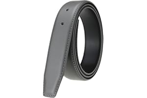 Baoblaze Mens Belt with Hole Formal Without Buckle for Business Work Travel Office Casual