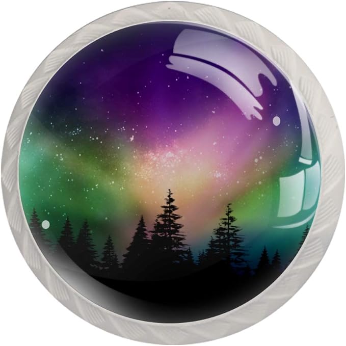 4pcs armario de cristal armario gabinete cajón perilla puerta tirón