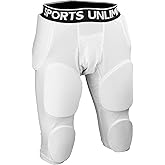 Sports Unlimited Omaha 7 Pad Integrated Youth Football Girdle for Boys, Youth Girdle for Football with Pads