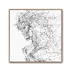 Framed Canvas Wall Art Abstract Horse Canvas Prints Home Artwork Decoration for Living Room,Bedroom - 16x16 inches