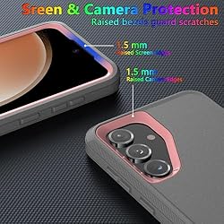 MXX Case Compatible with Galaxy S24, 3-Layer Super
