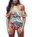 CoCo Fashion Womens Push up Padded Colorblock Bikini Swimwear Swimsuit,Swimwear O03,X-Large