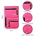 Travel Neck Pouch Hidden Passport Holder Wallet RFID Blocking/Neck Stash For Men Women (Rosy)