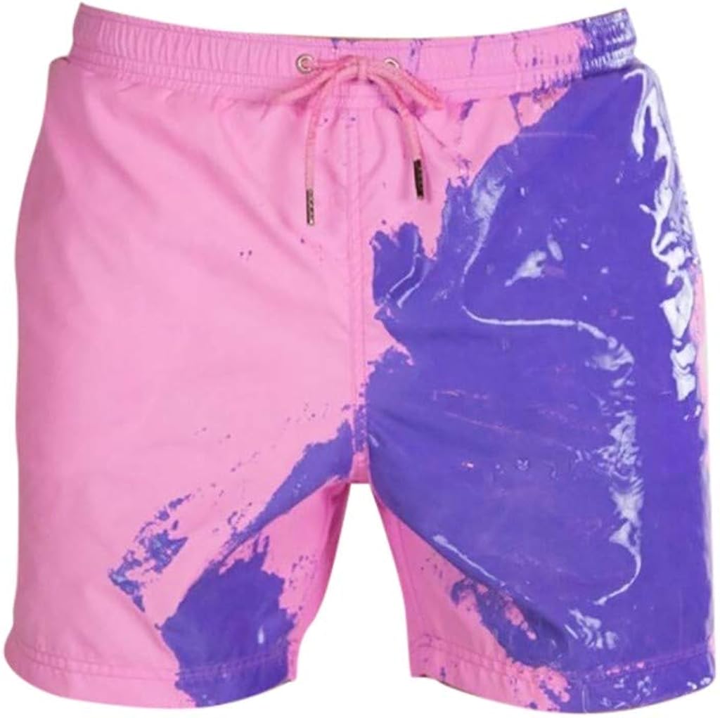 Shorts Board Changing Color Mens Swimwear Boys Wedday That Size Plus