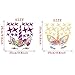Unicorn Wall Decals,Unicorn Wall Sticker Decor with Heart Flower Birthday Christmas Gifts for Boys Girls Kids Bedroom Decor Nursery Room Home Decor (2 Pack Unicorn) (B)