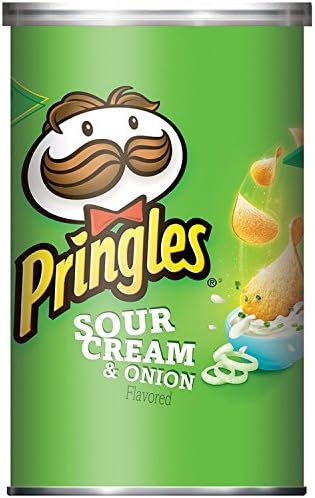 Product of Pringles Sour Cream and Onion Potato Chips 2.5 oz. (12 ct.)- Pack of 2 - [Bulk Savings]